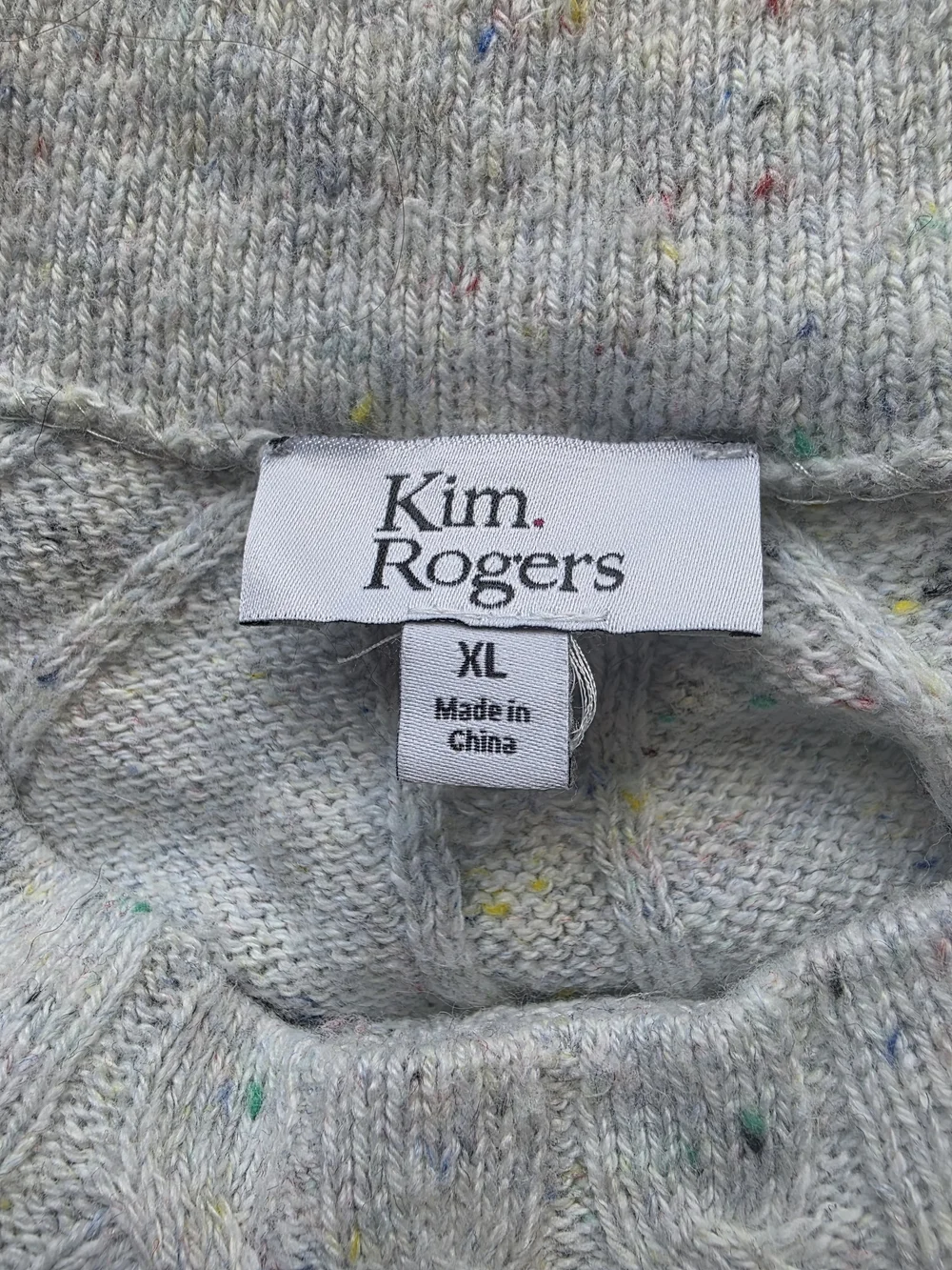 Kim Rogers Confetti Print Sweater